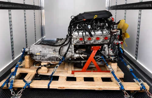 Automotive powertrain prepared for freight transport