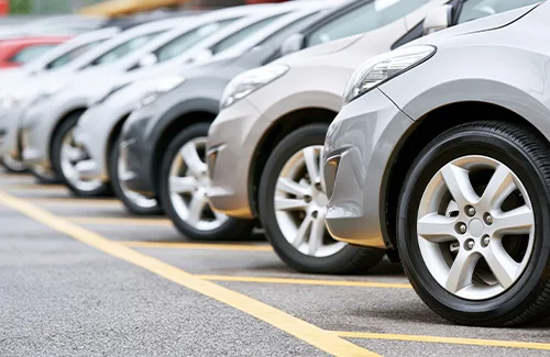 Getting into rental car