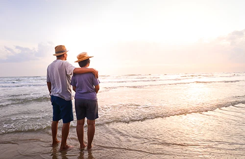 Couple on the beach