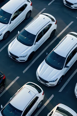 Fleet of cars