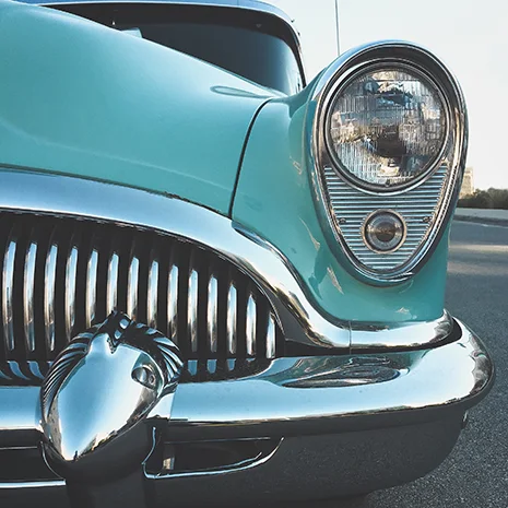 Classic car headlight
